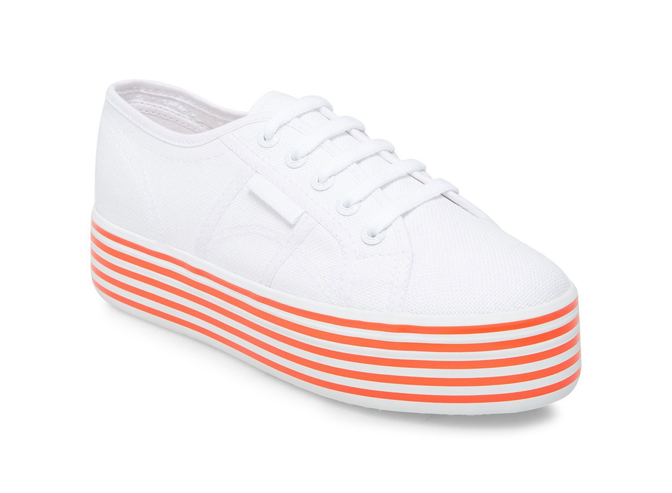 Platform Feminino Branco - Superga 2790 Multicolor Cotw - GCRJB-3759